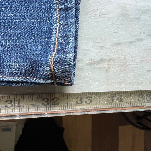 Lucky Brand Bootcut Jeans Size 6 28 Regular Low Rise Medium Wash Navy Blue Denim - Picture 9 of 9